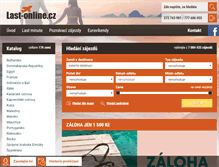 Tablet Screenshot of last-online.cz